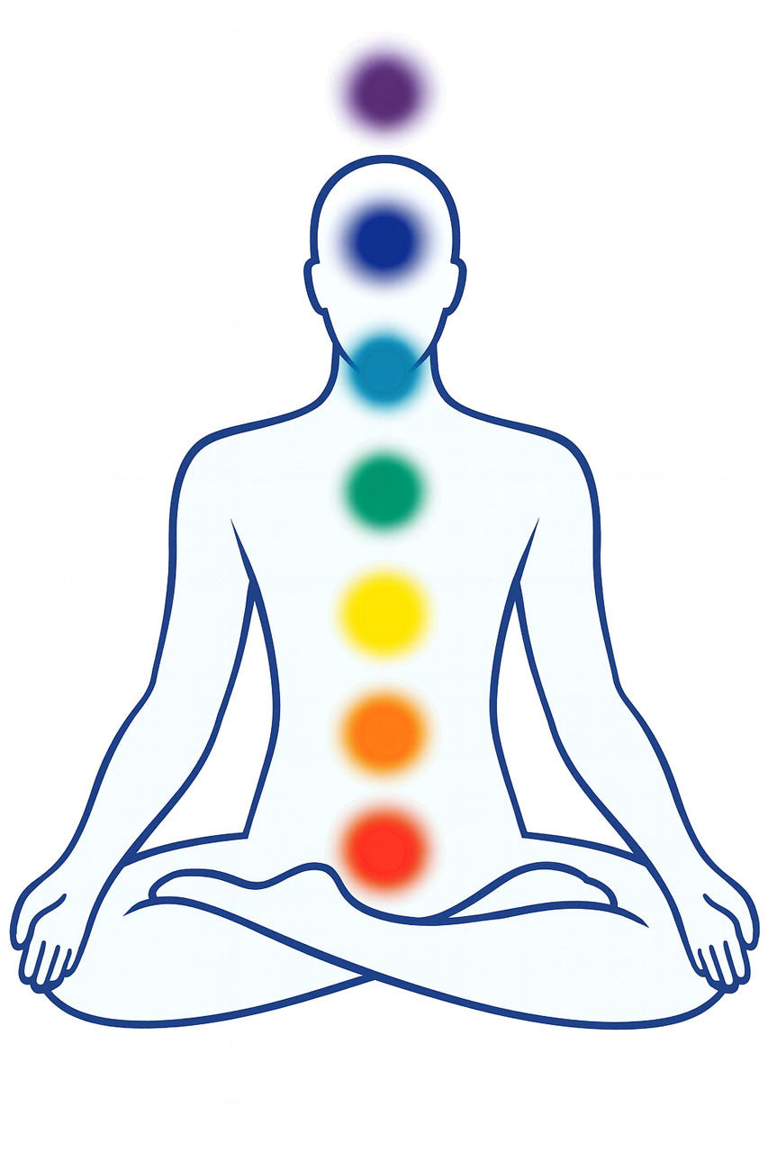 Armband Chakra Multicolor mit Swarowski Kristallen – Farbenspiel der Energiezentren, Balance & Lebensfreude