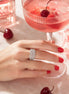 Statement Ring mit originalen Swarovski Kristallen in klarem Crystal