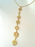 Chakra Kette gold aus Edelstahl – Halskette mit sieben Chakra-Symbolen