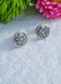 Ohrstecker Multicolor mit Preciosa-Kristallen