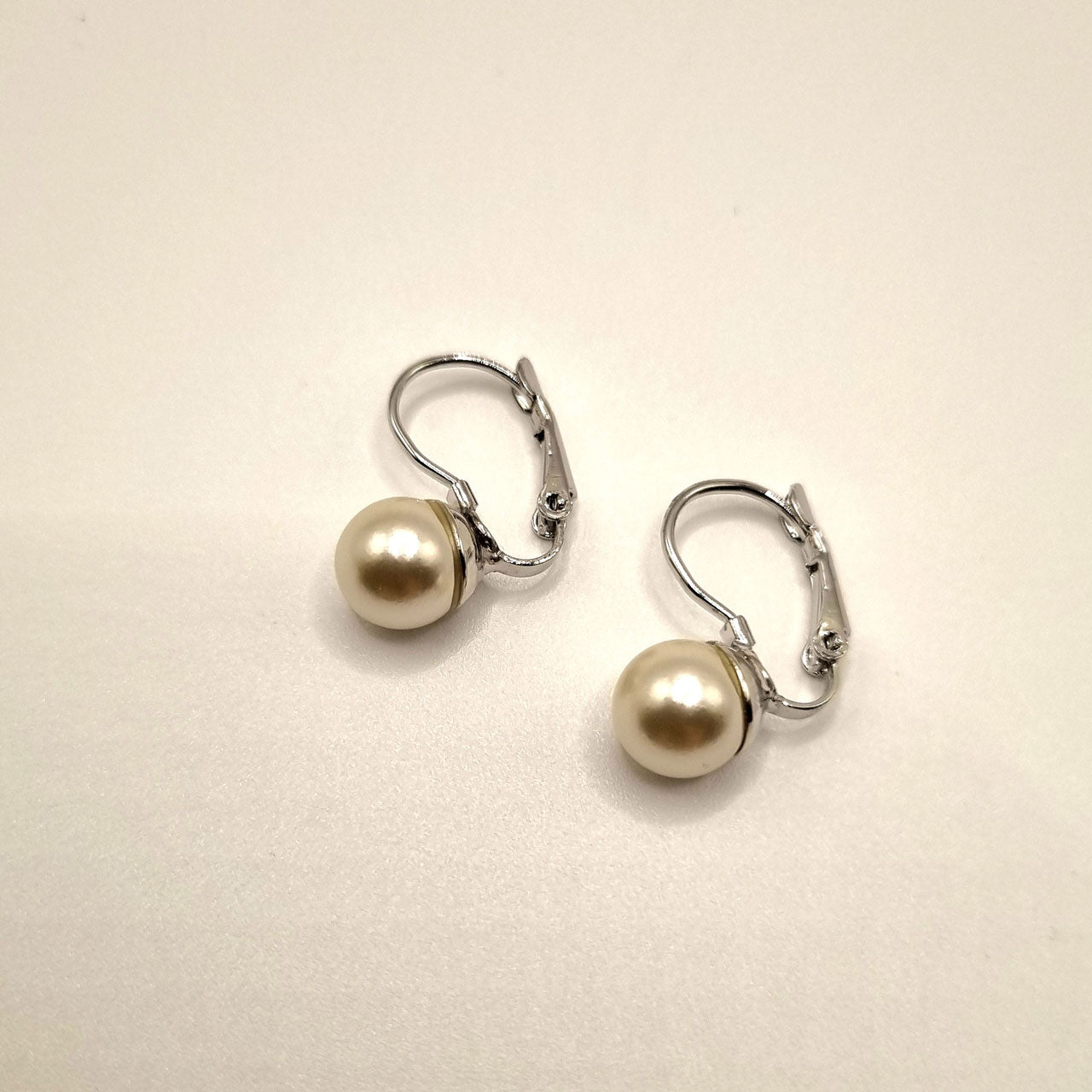 Ohrringe mit Perle – Edelstahl