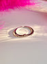 Zarter Silberring aus 925er Sterlingsilber mit Swarovski-Kristallen
