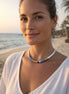 Boho Halskette mit Natursteinen & Muscheln – Edelstahl